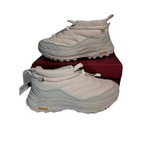 HUMTTO Women's 7 Winter Warm Waterproof White Snow Boots Lightweight